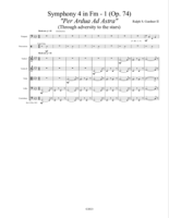 "Symphony #4 in Fm - 1 - Introduction - (Op.74) - 'Per Ardua Ad Astra'"