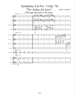 "Symphony #4 in Fm - 3 - Scherzo - (Op. 74) - 'Per Ardua Ad Astra'"